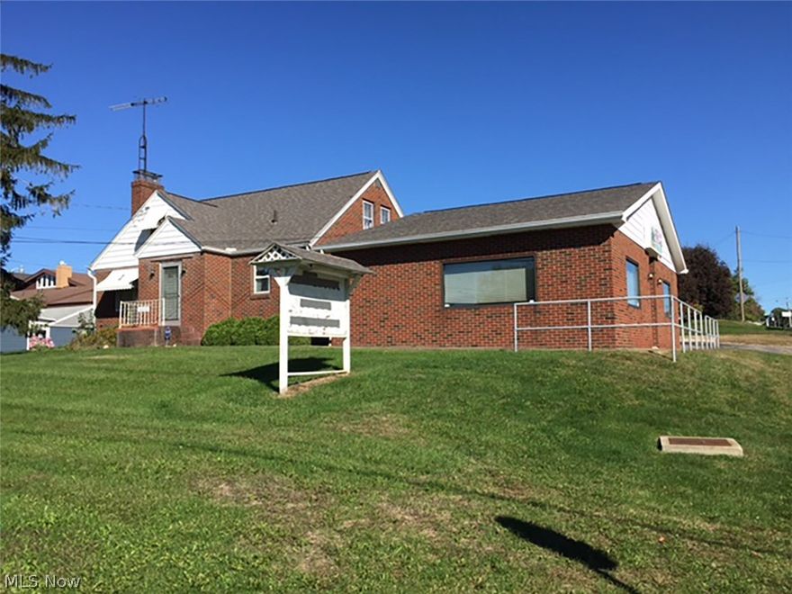 Owner’s retiring/downsizing, all sells at absolute auction on location on THURSDAY – NOVEMBER 5, 2015 at 1:00PM - Retail & Residential - Good Home w/ 3-Car Garage - 1,400+ Sq. Ft. Home Plus 1,400 Sq. Ft. Retail Space - High Visibility – Corner Lot - All Brick Construction - Lake Twp. – Stark Co., OH - Lake Local Schools. Move in ready! Clean 3-bedroom brick bungalow home with detached 3-car garage, and picnic patio; plus 1,400 sq. ft. retail/office space w/ separate electric. Multitude of uses. Longtime owner, and well maintained. Home has kitchen, living room, 2-bedrooms, and full bath on main floor. Full basement with gas FA furnace and central air. 3rd bedroom upstairs. Also 1,400 sq. ft. open retail sales building w/ office, sales counters, and showcases. Property also has nice 3-car storage garages in back. Zoned C-1. Ideal for homeowner with business aspirations. Current takes are $1,056.78 per half year. Corner lot. Better take a look! **TERMS ON REAL ESTATE: 15% down auction da