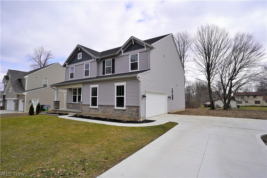 A dream pleaser! Don't miss this stunning, spectacular colonial built In 2019 offering 4 bedrooms, two & half bath home. As you enter through the front door you are greeted by a large open floor plan & luxury vinyl plank flooring through out the first floor, family room, office & dining room, eat in kitchen. Amazing large open cooks delight kitchen has an abundance of 42" cabinets, tile backsplash, huge center island with granite throughout, stainless steel appliances, built in microwave, built in kitchen hood for gas range. Kitchen also includes an eat in area with large window & sliders to let the natural light to shine through providing easy access to the back patio. The family room is open from the kitchen with large windows, so much room for entertaining etc. As you go upstairs you will find four large bedrooms including a lovely large master suite with vaulted ceilings & walk in closet, master bath which has two sinks, huge extended walk in tile shower with Led lights. The upstai
