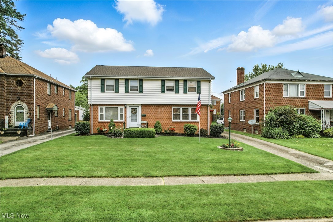 Rare Boardman Duplex – Nearly 4,000 Sq Ft of Living Space! Welcome to 58-60 Prestwick Ave, a well-maintained duplex in the desirable Boardman LSD. This property is perfect for owner-occupants, investors, or multi-generational living. Pride of ownership is evident with a manicured lawn and beautiful landscaping in the front and back, lovingly maintained by the long-time owner of Unit 58 for over 32 years. Unit 58 features a side entrance into a carpeted living room. Upstairs are two spacious bedrooms with large closets and a full bath with sliding glass doors. To the right of the living room is the formal dining with a cozy window seat with built-in cabinetry. The kitchen has an open wall above the sink overlooking the backyard. From here step down to the finished basement which offers a second living area and a full bath with a glass walk-in shower. Off the dining room is a sunken office/bonus room and a half bath. Thoughtful built-in cabinetry adds charm and storage and the windows flooding natural lights throughout with custom made blinds. The backyard is fully cemented for low maintenance, with a dedicated garden space and a year-round hot tub as your personal oasis. Unit 60 mirrors the layout of Unit 58 with a front entrance and an unfinished basement that includes a walk-in shower - ready for your finishing touch. Additional features include separate utilities, water filtration systems in both units, equipped with a backup generator for added peace of mind during power outages, a 4-car garage with built-in cabinets, and a fully fenced yard with a remote-controlled gate for privacy and security. Live in one unit and rent the other, or invest in a rare, turn-key duplex in a fantastic location.
