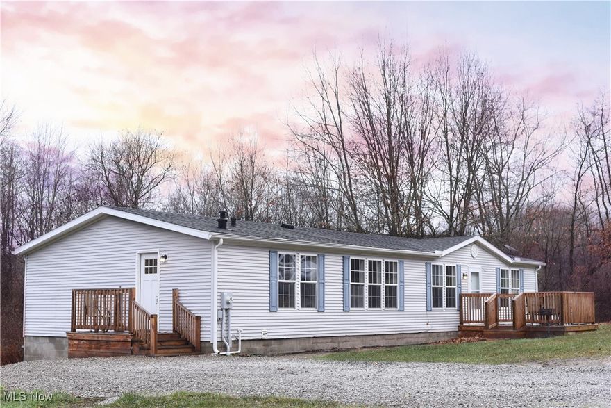 This charming ranch home offers 3 bedrooms, 2 bathrooms, and 1,620 square feet of comfortable living space, situated on over 5 acres of scenic land with stunning country views. Currently operating as a successful Airbnb, this property provides a perfect blend of privacy and convenience. Just 5 miles from Coshocton and Roscoe Village, it offers easy access to local amenities, while being only 30 minutes from the renowned Amish Country. Outdoor enthusiasts will love the proximity to public hunting and fishing opportunities, all within 5 miles. Whether you're looking for a peaceful retreat or a lucrative investment property, this home is a must-see!