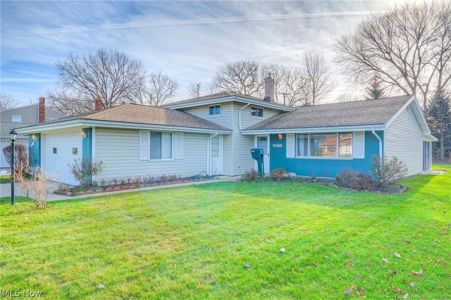 Nicely Updated/Remodeled True 4 Bedroom, 2.5 Bath KING SIZED Split Level w/Outstanding 3 Season Sunroom Situated on a Private Lot/Desirable Neighborhood in a Prime Location...Easy Access to shopping, restaurants, highways & more...Ready For Immediate Occupancy! This home has a gorgeous refinished partial brick exterior, updated newer roof, newer windows & doors to complete the look...Large beautiful sunroom that is sure to delight w/added skylights. Enter to an remodeled charming light filled interior that has been updated w/today's colors (White trim, grey walls, modern 6 panel doors)...Spacious rooms throughout. Eat in kitchen includes new flooring, paint & more...Vaulted formal dining for large gatherings w/direct access to sunroom. Vaulted formal living rm w/huge window, new carpet & paint. Family rm is massive, new carpet, cool shiplap wall look & exterior do for access to backyard. 4 roomy bedrooms w/ wood floors & master includes private owner's bath to pamper yourself with. Lau