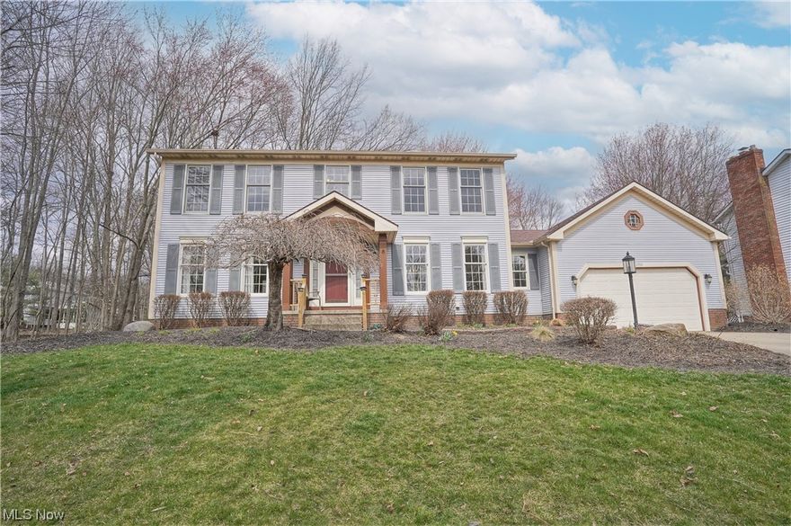 This fantastic, custom built, 4 bedroom colonial is ready for the next family to make a lifetime of memories! Located in the popular Benwood subdivision, this is close to everything. The extras in this house are abundant and the seller has meticulously maintained this home over the years. Recently, LVP was installed in the entire first floor. There is a laundry room as you enter from the garage, which leads to a beautiful kitchen with tons of cabinets and beautiful granite counters. Exit out the sliding doors from the dinette area to a massive wood deck and an equally massive wooded back yard... What an entertainers delight!! The first floor also features an inviting family room with a wood/gas fireplace, a separate living room, and an office with pocket doors. Upstairs you will find 4 bedrooms. The main bedroom has a lovely ensuite with double sinks and a closet off to one side. Down the hall will be another full bathroom and 3 other nice sized bedrooms. There is a finished rec room i