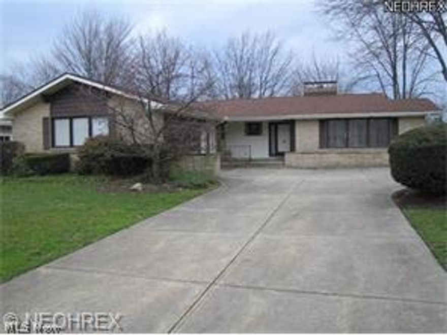Updated brick ranch near I-271 and minutes away from Legacy Village, shopping and parks!  Enjoy first living at its best. This home comes packed with plenty of storage, first floor laundry room and a fireplace that can be used in both the dining and living room.  May of the rooms were just recently painted with neutral colors and the sun-room is carpeted.  Other updates include:  A completely remodeled master suite with a newer bathroom and a large closet with a custom closet organizing system, the basement is carpeted and french doors were installed for easy access to your newer deck.  This home also comes equipped with some helpful accessibility features:  aluminum ramp in the garage leading up into the house and another leading down off the back deck to the lawn.  The bathroom was also designed with accessibility in mind.  This spacious ranch has plenty to offer.