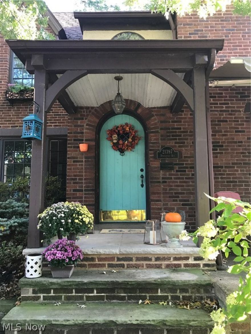 Gorgeous Brick Beach Cliff II Colonial. Super stylish decor! 4 Bedrooms with 2.5 baths. Hardwood floors throughout.  Stunning Kitchen remodel! Solid maple wood cabinetry, granite counters, upgraded stainless package & breakfast bar. Open floorplan for wonderful entertaining space. Master suite includes spa-like bath, walk-in closet and privacy from the other bedrooms! HGTV lower level includes wine cellar, distressed bar/service area and plush carpet. Walk-up attic for additional storage. Fully fenced yard with privacy. Attached garage. Enjoy the friendly neighbors from your front porch! Zoned AC system!  Block Parties Included! Easy walk or bike to Elmwood Park, Wagar Beach, Kensington, RRMS, St. Christopher School, Ruffing Montessori and RRHS!  Just 15 minutes to downtown and CLE airport.