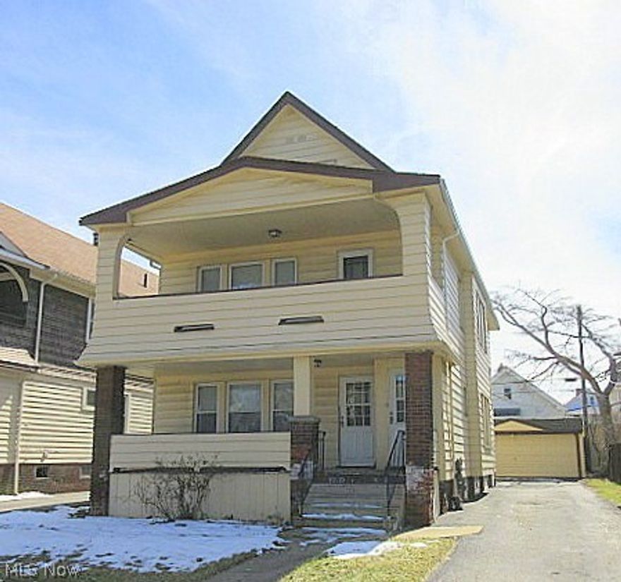 Well Kept Move In Ready Double w/1022 Sq Ft in each Unit plus a Full 1022 Sq Ft Basement & Walk In Attic.  Both Units Contain a 19x12 Living Room w/Decorative Fireplaces & Large Covered Front Porches; 13x12 Formal Dining Rooms w/Original Built In Cabinets w/Window Seats, 12 x 9 Kitchens Include Dishwashers, Fridges & Ranges. Two Bedrooms in both Units are 11 x 11 & 11 x 10. Plus Full Bath in Each. Hardwood Floors underneath Nice Carpet in Living Rooms, Dining Rooms, Halls & Bedrooms. Full Walk In Attic w/ Ample Storage Space. Lower Level w/a 16x12 Finished Room for Office/Bedroom/Work Out/Locked Storage. Both Electric Boxes w/100 amp New in 2003. Both Units have Central Air. Vinyl Windows. Two Car Garage w/Opener & Fully Fenced Back Yard.  $750 Rent in Both or Live in One & Rent Other to Pay Mortgage. Great Location around the corner from the Park.