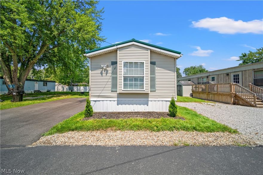 Welcome to this spacious and beautifully maintained manufactured home! With three bedrooms and two full bathrooms, there's plenty of room for comfort and privacy. The owner's suite is a serene retreat, featuring an oversized bathtub and a stand-up shower for ultimate relaxation. Recent upgrades include a new roof and sleek stainless steel appliances in the kitchen. This home boasts ample space and natural light, making it the perfect place to call home. Come see for yourself!