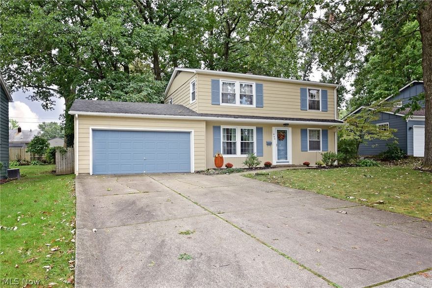 Welcome to 880 Rexdale Drive in lovely Cuyahoga Falls locale. Beautifully landscaped, this charming 3 bedroom, 1.5 bathroom colonial has much to offer with gleaming hardwood flooring throughout and TONS of natural light! As you walk into the home you're welcomed by a cozy living area and large picture windows, continuing through the home you'll enter the spacious eat in kitchen which offers excellent space to host a dinner party and with effortless access to the backyard, this makes entertaining a breeze! 1/2 bath and formal dining room complete the main level of this delightful abode. The second level offers a full bath and 3 nicely sized bedrooms with sensational wood flooring throughout as well as a huge master bedroom closet! Don't forget the finished lower level, ideal for movie room, rec room, craft space, playroom or man cave! All of this PLUS a 2 car attached garage. Don't wait! Call for your showing today!!