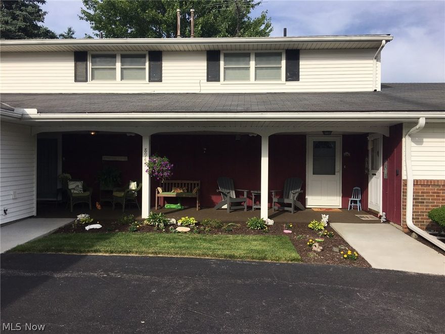 Least Expensive Condo in Elyria! Convenient, Comfortable, Clean and Well Kept with Nice Decorating!! Ready to Move Right In! West Side Location with Rural Feel! 3 Bedrooms with Bath and a Half, 1080 Sq Ft plus Private Garage! Lots of Storage Room! The Full Bath was Professionally Renovated with Complete Newer Fixtures: Double Vanity, Shower/Tub with Surround, Toilet, Drywall and Flooring! The Kitchen Includes All Appliances: Stove , Fridge, Dishwasher, and Garbage Disposal! Even the Washer and Dryer are Included! First Floor Laundry/Half Bath! Spacious Living Room with Newer Slider Door to Patio with Privacy Fence! Beautiful/Newer Laminate Flooring Foyer through the Dining/Living Rooms! Brand New Flooring in Kitchen and Laundry/Half Bath! Spacious Master Bedroom with Lots of Closet Space plus 2 More Bedrooms! Economical Living with Low $130/Month Assn Fee: Covers all Exterior (roof and siding), Landscaping, Parking Lots, Covered Front Porch, Assn Insurance and Reserve Fund! Snow Remova