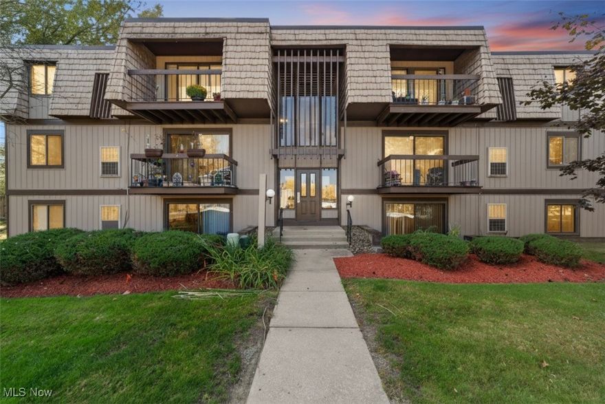 Step into modern comfort in this beautifully updated 2 bedroom, 2 bath condo featuring stylish finishes and abundant natural light. The open-concept living and dining area offers a seamless flow, highlighted by a custom stacked stone and granite fireplace and sliding doors that lead to a covered balcony overlooking the pool — perfect for relaxing or entertaining.   Updated flooring, modern colors, and ceiling fans throughout create a cohesive and welcoming space. The updated kitchen is a chef’s delight with quality cabinets, granite countertops, backsplash, and appliances included. The in-suite laundry room adds convenience and includes a washer, dryer, and a sleek quartz folding area.  The spacious primary bedroom provides a peaceful retreat, while the second bedroom is perfect for guests or a home office. Enjoy the resort-like lifestyle in Sunrise Cove with amenities including tennis courts, a playground, the pool and a community facility that can be rented out. This unit also includes an assigned garage and storage room for added convenience Move right in and experience easy living.