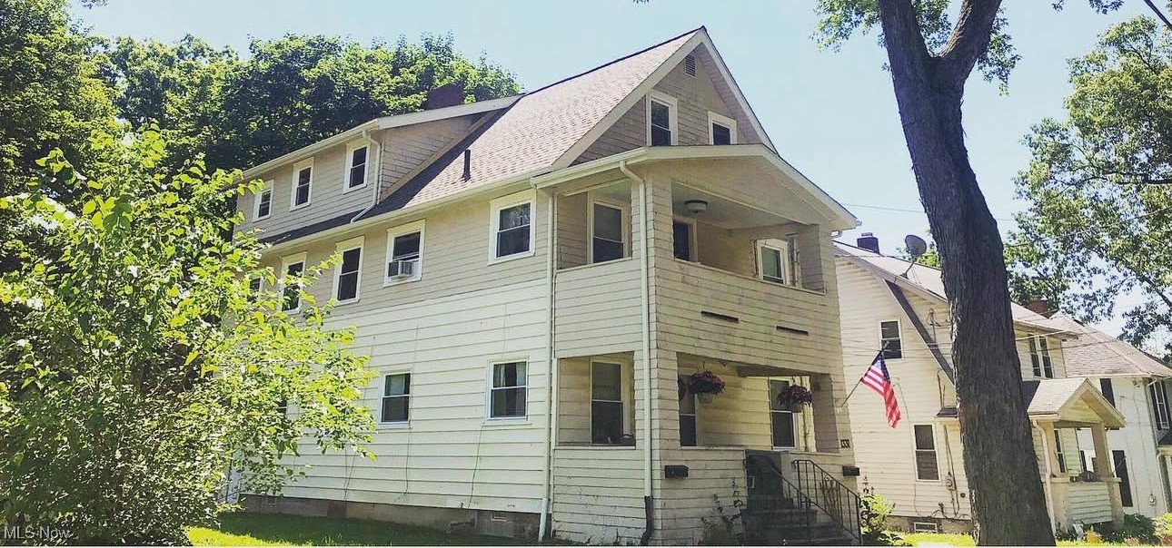Great investment opportunity in Cuyahoga Falls. This triplex generates $2300 a month in gross rent! This type of property does not come for sale at this price point very often. The first floor unit has 2 bedrooms 1 bathroom and is rented for $800, 2nd floor unit has 2 bedrooms 1 bathroom and is rented for $800, and the 3rd unit is a 1 bedroom 1 bathroom and is rented for $700. Coin operated washer and dryer generate ~$75 per month. Gas and electric are separately metered, and the owner pays water, sewer, and trash. The property has a newer roof and windows. This property won't last!