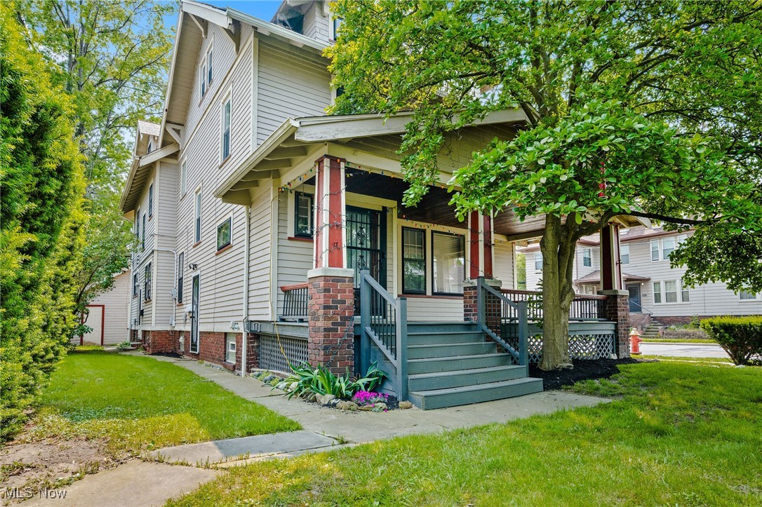 Fabulous Investment opportunity! Fully occupied duplex offers prime location in Lakewood! The two side by side units offer appealing convenience for tenants. Each unit boasts over 1300 square feet of living space with three bedrooms, one updated bath, and updated kitchen. 1521 Lincoln features beautiful woodwork, built in cabinets, coffered dining room ceiling, decorative living room fireplace, charming lead glass windows and a large composite front porch. 14314 Franklin unit features welcoming foyer, built-in cabinets, decorative living room fireplace and bonus sitting area off one of the bedrooms. Both units have luxury vinyl floors throughout. The walk up third floor attics offer great storage. Central Air Conditioning. Lower level laundry with two sets of washer and dryer. Two car garage. Newer gutter guards. Easy access to restaurants and shopping plus minutes away from downtown Cleveland and the lakefront. Don’t miss this must see and call for a your showing today!