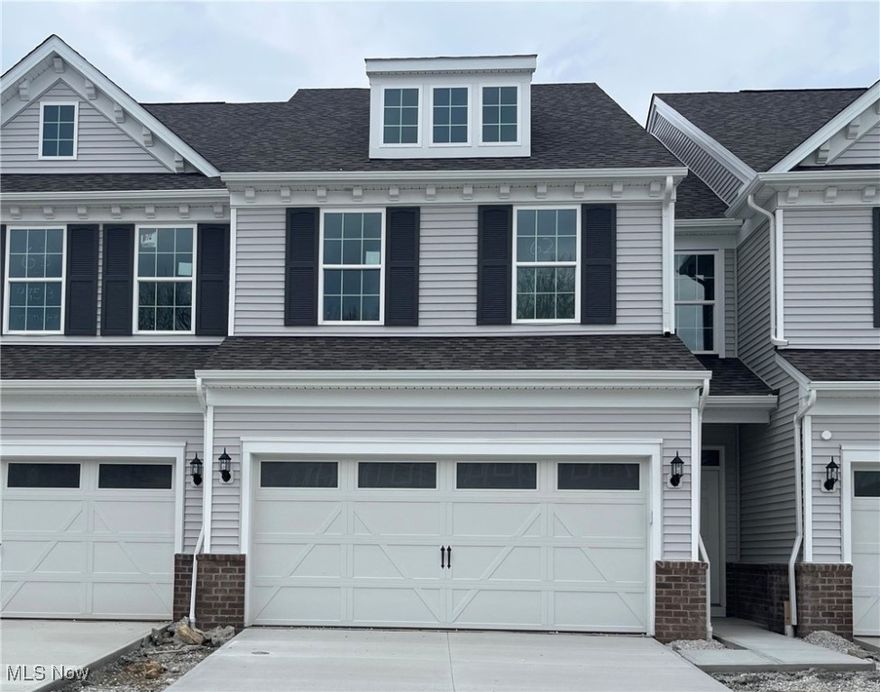 Available for April move-in with Special Financing Available! This brand-new Ashton was built with your busy lifestyle in mind. The spacious floorplan features 9' ceilings and LVT flooring throughout the main level. The stylish kitchen with SS whirlpool appliances, a gas cooking range, maple cabinets, and a large granite countertop marries function and style! The gathering room is spacious with no shortage of natural light from the wall of windows and sliding glass door that leads to your private patio and yard. The second floor features a convenient laundry room and 3 spacious bedrooms, including a luxurious owner's suite with an ensuite bathroom features a double vanity with Quartz countertops and LVT flooring. The 2nd bedroom is not only spacious and bright but also features a walk-in closet and an ensuite bathroom with double vanity sinks and separate washroom quarters which is perfect for multiple guests or those busy mornings. With other features in the home like our Smart Home Package and the beauty of living in a limited maintenance community it is no wonder why Phase 2 is almost sold out! Schedule an appointment to view our Ashton model today!