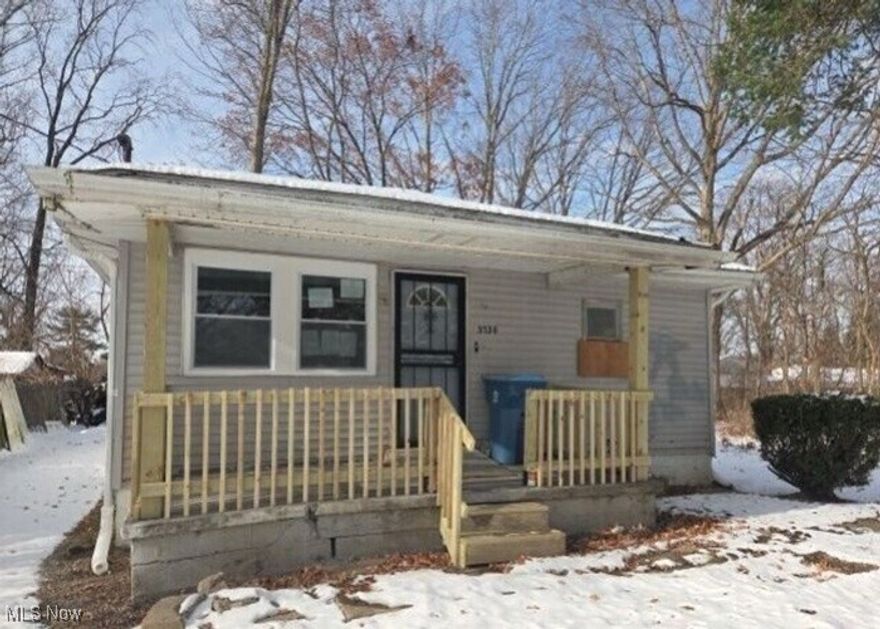 Great opportunity to buy this one story fixer upper built in 1957, located in Lorain, OH and sitting on a 40x120 lot. The interior has 936 sq. ft. with 3 bedrooms and 1 bathroom plus a full basement. Basement wall inspection recommended.