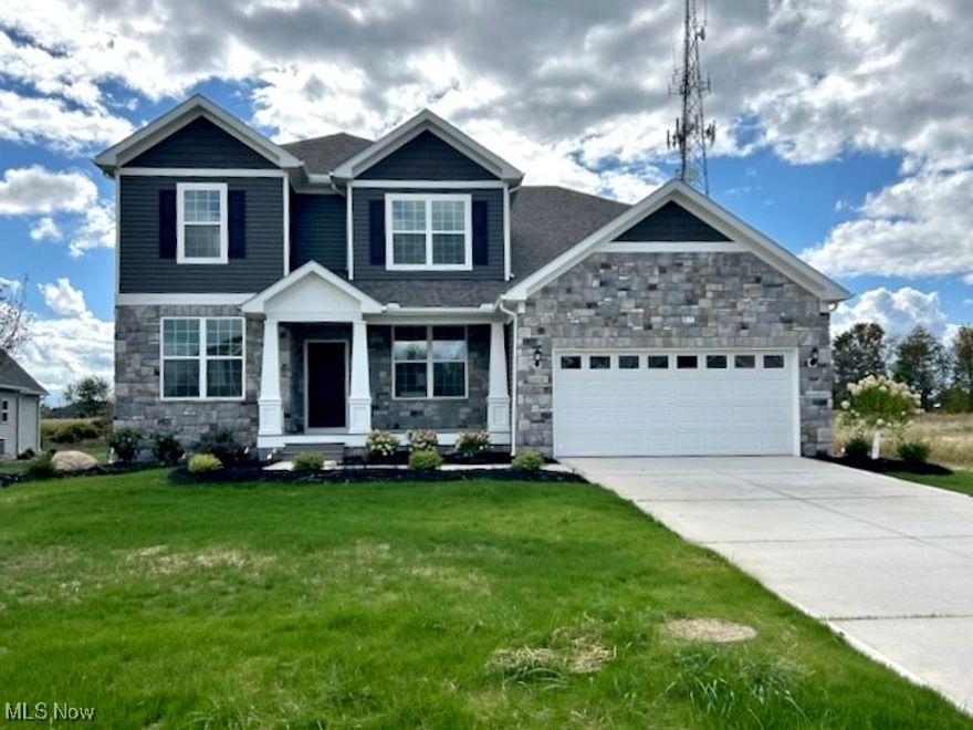This fabulous Pulte Home will be ready for your family to move-in in September, just in time for fall. The spacious and open Hilltop floor plan features an extended Gathering Room with Fireplace, Café and Kitchen that will accommodate your family and guests. The adjacent Pulte Planning Center allows for a spot perfect for homework and keeping clutter out of the kitchen. A flex space provides privacy for working from home or curling up with a good book. An added 5th bedroom on the first floor makes a great place for guest or your growing family. The upstairs Primary Suite, 3 additional bedrooms, each with large walk-in closets, and a loft  provide ample space for the entire family. The home is situated on over 1/2 acre with plenty of back yard area to enjoy the outdoors. Located in the highly rated Highland Local School District.