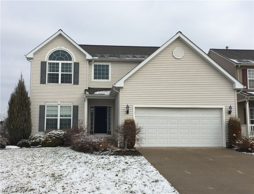 Avoid the spring rush and be the first to see this stunning colonial on a spacious corner lot in Avalon Estates! Built in 2007, this beautifully landscaped, 3 bedroom, 2.5 bath home features 9 foot ceilings, new carpet throughout, a first floor laundry room (complete with washer and dryer), a cool back patio, and a spacious kitchen with loads of cabinet space, updated appliances (including convection oven), and above-cabinet lighting. Picture yourself waking up in the large master bedroom, with vaulted ceilings, a walk-in closet, and a convenient master bath. Two additional bedrooms and another full bathroom round out the second floor. Ready to check out the basement? Start thinking how you'd like to use this fun, partially-finished space! Ideas include a rec-room, a man cave, or a perfectly secluded home-office. What's more, you'll find the unfinished portion of the basement is plumbed for yet another bathroom, should you decide to upgrade! House also has a sprinkler system, a new fur