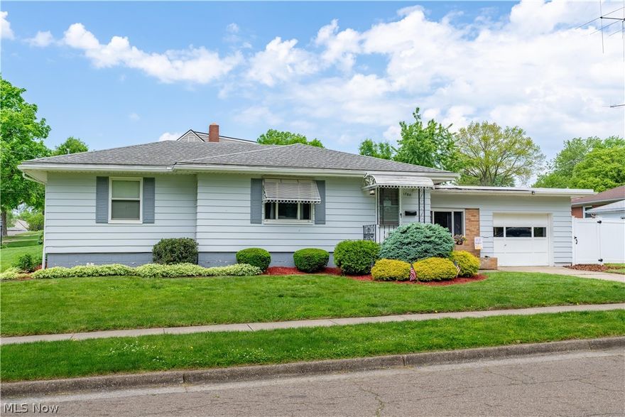 Welcome home to this sought-after 3 bedroom Ranch in the highly desirable location in Firestone Park, Akron, OH on evergreen between Waterloo Rd and Wilbeth Rd! When you walk into the front door you walk into the large living room. Straight forward you have access to the kitchen with stainless steal appliances, and access to backyard or basement. Back in the living room, to the right, you have a bonus area currently being used as a dining room that has a sliding glass door that leads to the backyard or to the attached one car garage! Back in the living room, to the far left are the three bedrooms and full bathroom! In the partially finished basement you have a large living space, bonus room, laundry room and half bath. In the backyard you have freshly maintained landscaping done professionally! This fenced in yard has concrete pad and green spaces! Perfect and ideal for anyone's enjoyment! Schedule your showing today!
