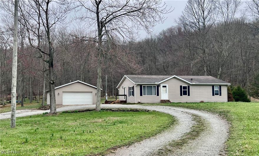 Charming Ranch on 2.5 Acres – $234,990
5069 Cherry Run Road, Strasburg, OH

Located in a peaceful country setting between Strasburg and Dundee, this well-cared-for ranch-style home sits on 2.5 flat, picturesque acres with a wooded backdrop and plenty of room to enjoy the outdoors.

Inside, you’ll find three comfortable bedrooms and two full bathrooms, along with a spacious kitchen featuring warm oak cabinetry and all appliances included—yes, even the washer and dryer! Just off the kitchen is a handy utility room for added convenience.

Step through the sliding glass doors from the kitchen onto a very large wooden deck, perfect for entertaining, grilling out, or simply soaking up the tranquility of your surroundings.

The home also includes a two-car detached garage and a concrete-floor crawl space, offering great storage and practicality. With no basement and everything on one level, this home is designed for easy, low-maintenance living.

Move-in ready and beautifully situated—this is a rare opportunity to enjoy peaceful country life without sacrificing comfort or convenience.
