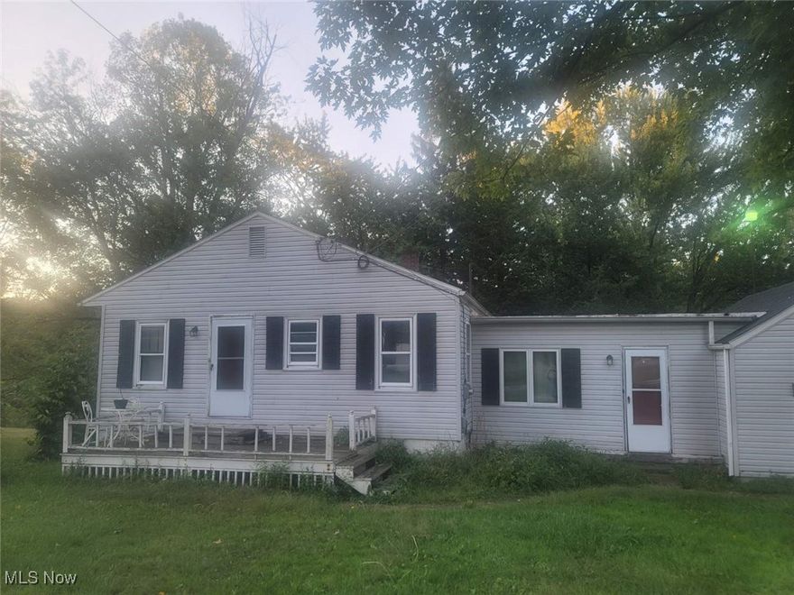 It won't take much to make this house perfectly updated. The lot is about an acre of land that backs up to a creek. The back yard has a deck to view the wooded land. The house does have central air however it will need maintenance and hooked up by new owner. The house has had some recent repairs and maintenance such as a newer roof and some other minor repairs. Seller is willing to contribute 10k towards septic in the event it needs to be replaced or updated after transfer. Come see today, call for a private showing. Seller says to bring all offers!