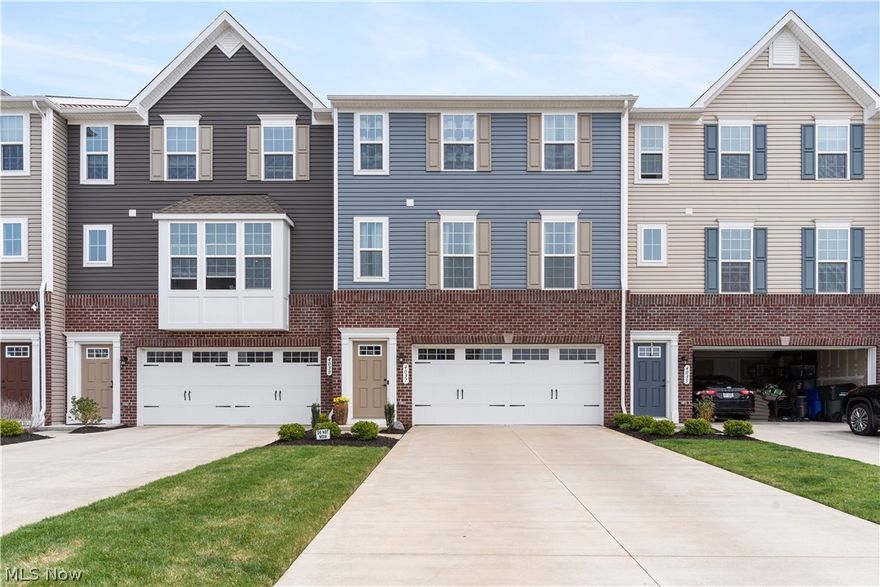 You will love this newer built townhome in the Woodridge School District! Built in 2021, this 3 bedroom, 4 bath condo features granite countertops, stainless steel appliances (counter-depth refrigerator) in the kitchen, including a large island. The master bedroom features a walk-in closet. The in-suite bathroom offers a double vanity and dual head shower. Two other spacious bedrooms and laundry compliment the upstairs. Updates include a beautiful electric fireplace in the living room. Enjoy outdoor entertainment with a large composite deck off of the kitchen. A bonus room adjacent to the garage has been updated with Vinyl flooring and a half-bath. This condo is conveniently located near Rt 8 and the Cuyahoga National Valley. Schedule your showing today to view this true gem!