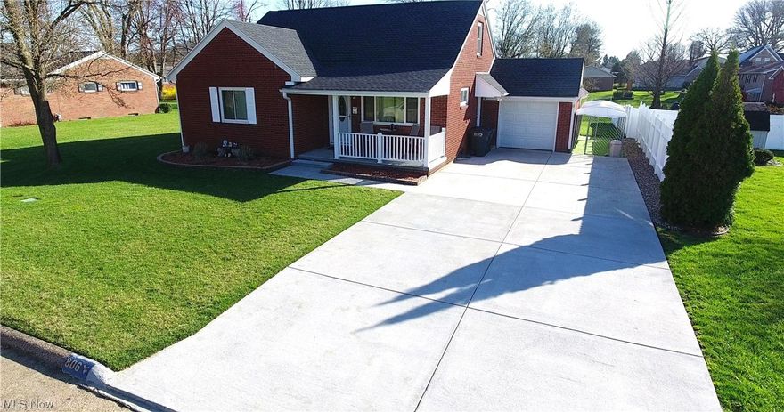 Sometimes the grass really is greener! This adorable 3-bedroom Cape Cod offers an unexpected great room with vaulted ceilings off the back side.  You will enjoy views of its lush yard complete with a raised garden bed, updated 12 X 16 shed, and an irrigation system keeping the grass rich and beautiful.  The main level offers an inviting living room upon entrance with hardwood flooring continuing to the 2 main level bedrooms.  There is also a recently updated bath and an updated kitchen with backsplash and stainless-steel appliances.  The upper level hosts a large single room with hard wood floors.  The lower-level hosts two bonus rooms with finished ceilings and newer laminate flooring, plus a full bath.   The recently poured double driveway includes one half reinforced 6-inch concrete to hold your heavy truck or RV as well as an accessible 50-amp plug.  Need a spot for your pet to roam?  Next to the garage you will find a dog run/kennel area perfect for your pup! This well-maintained home offers many recent updates from furnace/central air units in 2018 to the newer roof in 2020.  So don’t wait! Call to schedule your tour today!