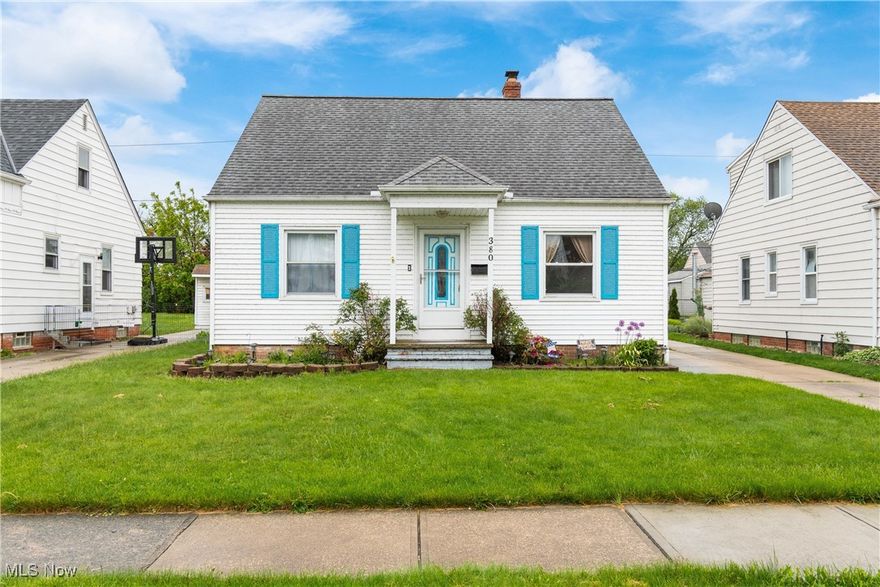 Welcome to this charming bungalow just moments from Lake Erie.  Nestled in the heart of Willowick—this 3 bedroom, 1 bathroom bungalow awaits YOU This  home blends classic charm with modern comfort and is ready for its next owner. Step inside to discover the hardwood floors that flow throughout the spacious living room and two generous first-floor bedrooms. The full bathroom features an updated, stylish vanity and ceramic tile floors for a fresh, contemporary feel. The bright and open kitchen offers an inviting eat-in area, ideal for casual meals or morning coffee, and is filled with natural light that makes the entire space feel warm and welcoming. The expansive second-floor primary bedroom is your private retreat, boasting a large closet, additional storage, and an abundance of sunlight that pours through the windows. Downstairs, the finished lower level offers a versatile space perfect for a family room, rec room, or home theater. A dry bar adds a touch of fun, while a separate laundry room with private access offers extra storage and convenience. Outside, you’ll find a fully fenced-in backyard—ideal for pets, play, or summer gatherings—and a detached 1-car garage for additional storage or parking. Located in a sought-after neighborhood with easy access to shopping, dining, parks, recreation, and the highway, this charming home is everything you’ve been waiting for. Don’t miss your chance to live just moments from the lake in one of Willowick’s most desirable areas! Schedule your showing today and fall in love with everything this home has to offer!