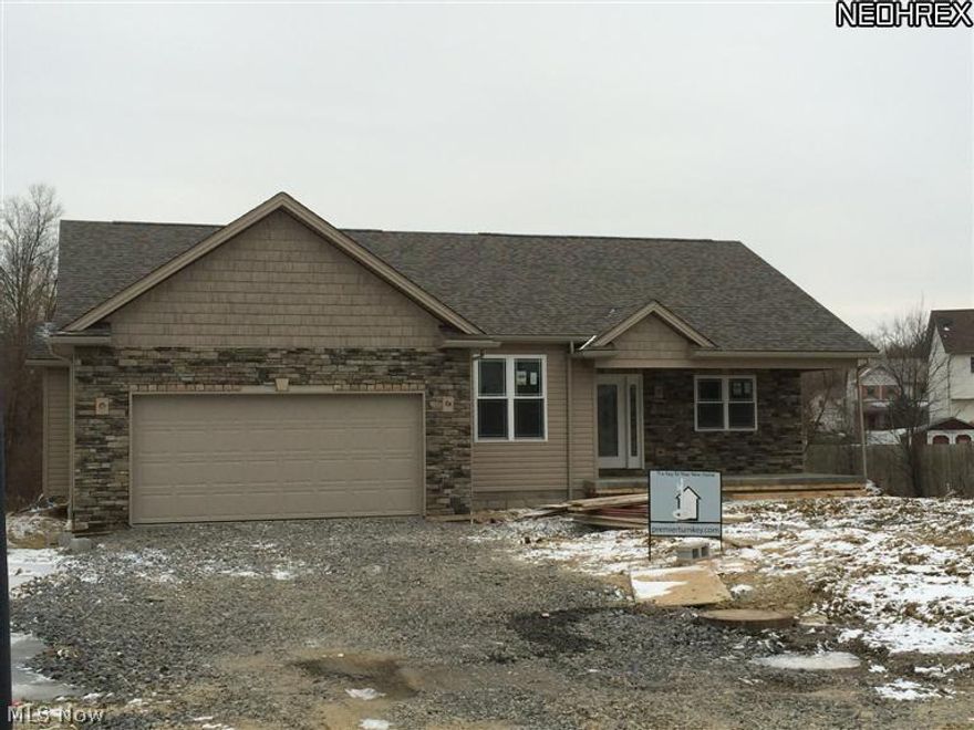 Quality built 3 bedroom ranch. Home features 10'' ceilings in the great room with fire place.  Kitchen has alll wood cabinets with granite counter tops and stainless steel appliances.  Master suite has over sized shower with seats and a jacuzzi tub, walk in closets and water closet.