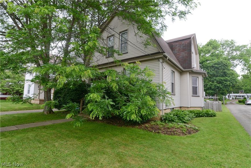 What a great find in this 2 story home in Leetonia! Pulling in, you will see a nicely maintained exterior with cute landscaping with great curb appeal! Pretty entry foyer currently used as a home office. It is newly carpeted (2021) along with the living room, and formal dining, all have neutral paint & nice natural lighting. The kitchen has new laminate flooring just installed, and all appliances stay including the electric stove. Original cabinets. Freshly painted. First floor neutral modern half bath. Upstairs are 3 bedrooms, all carpeted and neutrally painted! The owner's bed has a great nook perfect for dressing area! Updated full upstairs bath with tub shower combo, new sub floor, new flooring, plus modern backsplash and vanity. Cute mudroom off the kitchen leads to the back yard. Full basement, washer and dryer to stay as well! Central Air Ready 93% Efficient furnace, added in 2019. Window AC units used currently. Water tank 2005, updated vinyl windows 2006, roof 2004, back porch