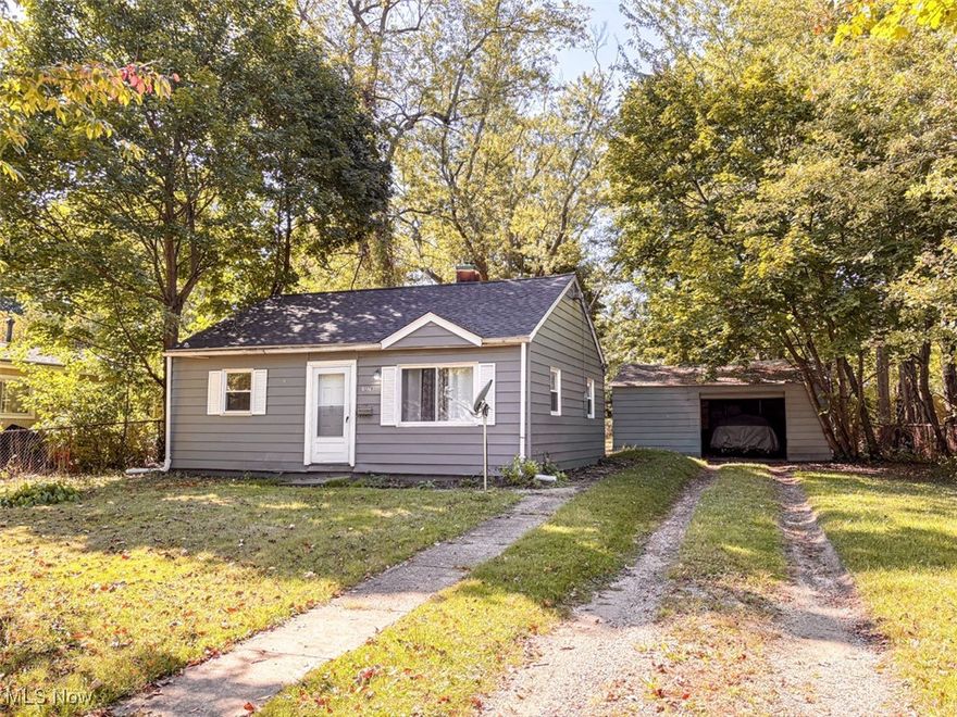If you're looking for a manageable home with a 2 parcel yard to move right into then this is it. No wet basements to stress about, just 2 bedrooms with possible 3rd, 1 bathroom, kitchen, living room and laundry room all on the main floor. New roof on the home and the garage, new furnace and A/C unit and flooring throughout. The kitchen and bathroom have been updated as well. Come see the potential of the 3rd room that leads out to the oversized backyard.  Investors wanting to expand their portfolio, or looking for their first investment property- you can look forward to no basement issues, 3 bedrooms priced to sell, a double lot and big ticket items done for you. The location is easily accessible to Akron and Copley amenities, or a 10 minute drive to downtown Cuyahoga Falls without paying Cuyahoga Falls home prices.
