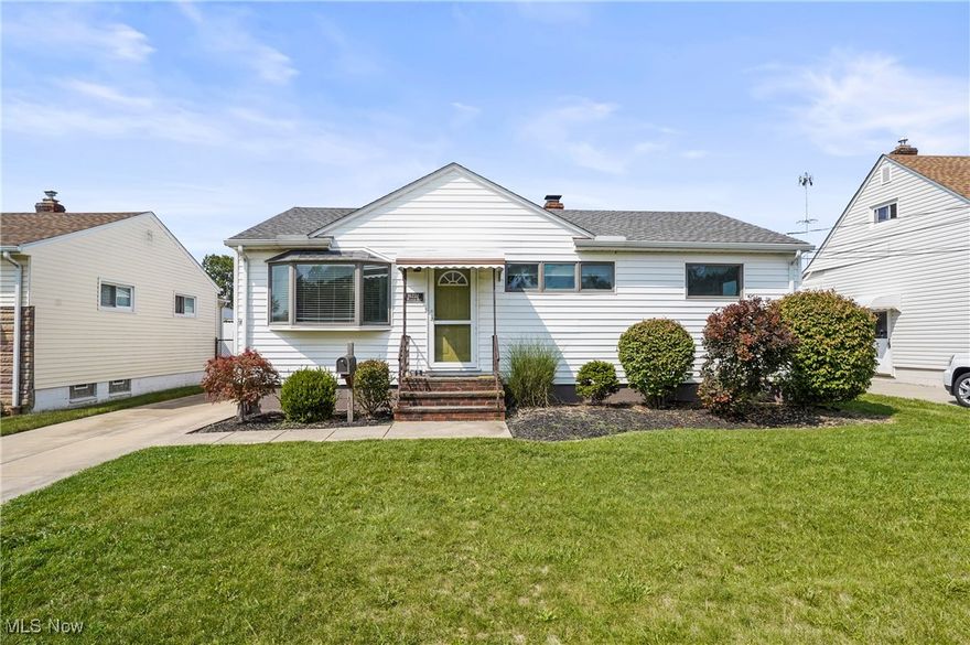 Discover your new home in this delightful 3-bedroom ranch nestled in the heart of Brook Park. Home has a large attic space perfect for storage. Partially finished, waterproofed basement was previously used as an office and is ready for your finishing touches to make it yours. Could be used as an additional hang out area, office, playroom, etc. This home is perfect for those seeking comfort and convenience, this cozy residence features a spacious deck, ideal for relaxing or entertaining guests and a fenced in yard. Ample 2 car garage offers additional storage space if needed. This home combines suburban tranquility with proximity to local amenities, only 10 minutes from the airport! Don't miss the opportunity to make this charming property your own!