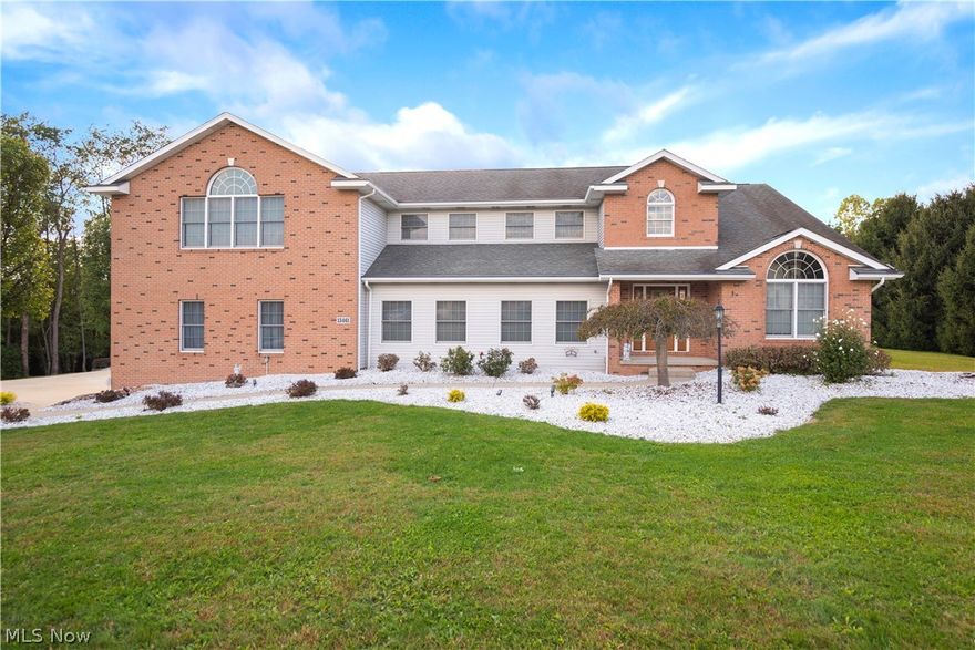 Absolutely AMAZING 4 Bedroom/2 Full/2 Half Bath Home on almost 2 Acres of Land with an Inground Pool & 3 Car Garage.  Home Features Include:  Large Side Living Room with Cathedral Ceilings, HUGE Front Family Room with tray ceilings, MASSIVE Eat In Kitchen with Breakfast Area, Fireplace, Pantry, Center Island, NEW Cabinets, NEW Granite Counter Tops, New Hardwood Floors, & Half Bath.  Second Floor offers:  MAMMOTH Master Bedroom with Cathedral Ceiling, Huge Walk In Closet & Updated Master Bath with Granite Counter Tops, New Plumbing Fixtures, New Light Fixtures, Jacuzzi Tub, & Tile Shower, 3 other Large Bedrooms, 2nd Full Bath, & 2nd Floor Laundry Room with Sink & Shower.  The Lower Level offers a Large Rec. Room Area and Family Room Area or Private Office.  The double doors off the kitchen lead you to a Backyard Paradise with In Ground Pool & Half Bath off Deck.  Updates Include:  New Hot Water Softener - 2016, New Well Pump - 2015, Newer Ultraviolet Water Softener, & Updated Kitchen &