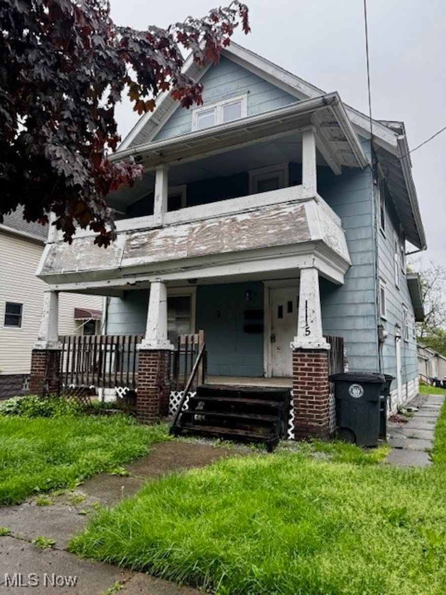 Come take a look at the possibilities! Large main level includes first floor bedroom with ensuite full bath. Second level includes full bath, 4 bedrooms and an attic with 2 additional rooms. Transform this property into your dream home or next investment opportunity. This property has two separate electrical meters and panels and could easily be converted into a multi-family unit. New roof installed in 2023. Buyer to perform their own due diligence. Property is being sold as-is.