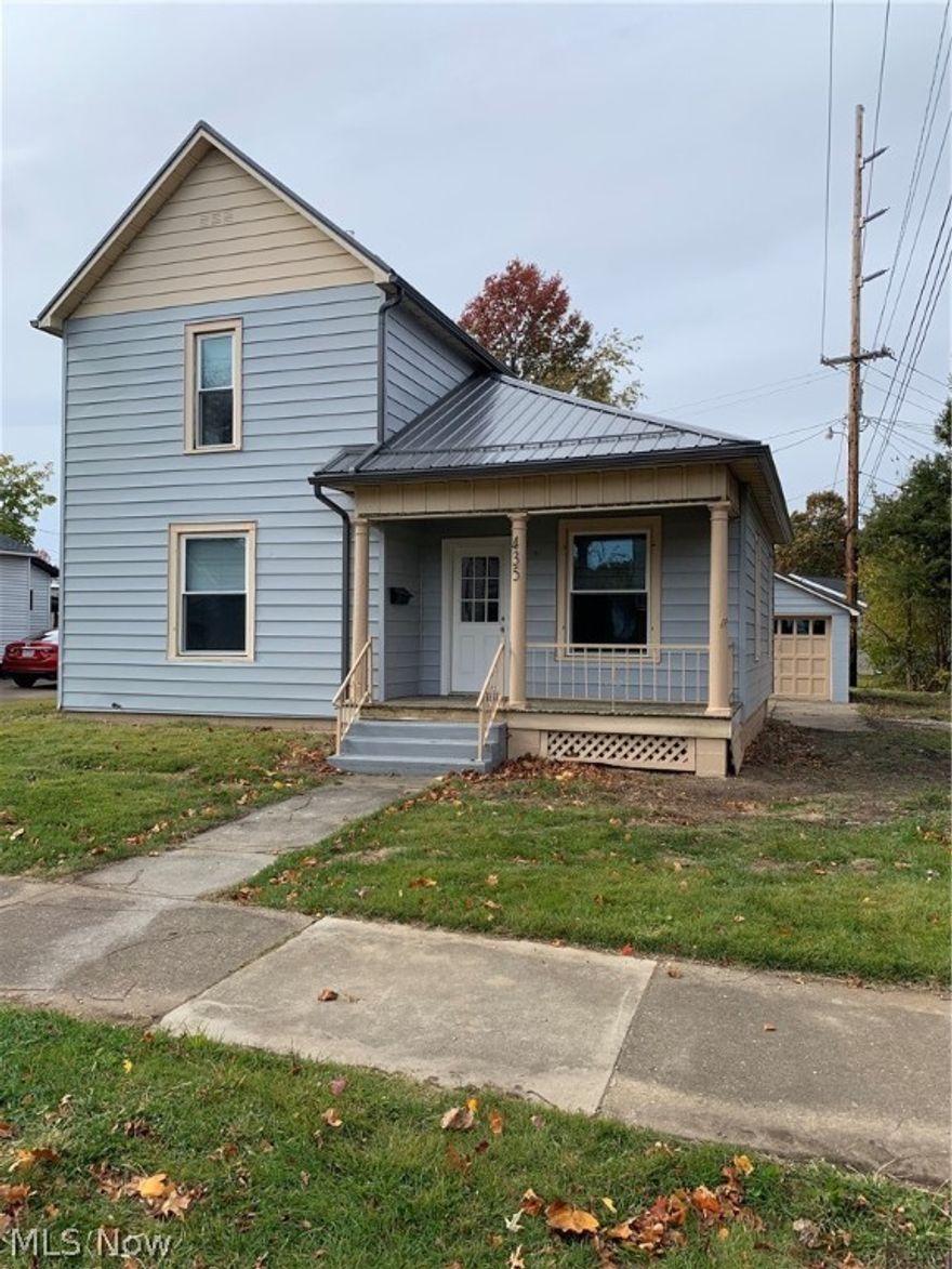Nicely remodeled home close to Dover football stadium. 2/3 Bedroom and 1 full bath. New carpet and flooring throughout. New paint inside and out. New metal roof. New furnace and A/C. 1 Car detached garage. All the major expenses are done. Seller to level and finish yard.