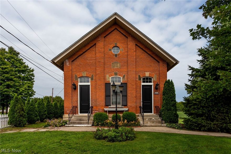 One of a kind find! This beautiful Carlisle Twp home was once a one room school house and was completely renovated in 2008.  Much of the charm & character was maintained during the renovation, down to the smallest detail. From the minute you walk up to the brand new 8 foot tall Therma-tru front doors, you will feel right at home! The great room has 11 foot tall ceilings and opens up to your bright country kitchen. The Amish cabinetry was custom made and keeps true to the feel of the home. The kitchen has some premium GE appliances and beautiful laminate wood flooring.The first floor has a convenient full bathroom and laundry room just steps from the kitchen.  The large second floor bathroom has a deep soaking tub and the second floor bedrooms had dormers added for extra head room and natural light. The electrical was all updated during the renovation with 200 amp service added. All of the plumbing was re-done and new Kohler fixtures were installed in the bathrooms and kitchen. The 3 ca