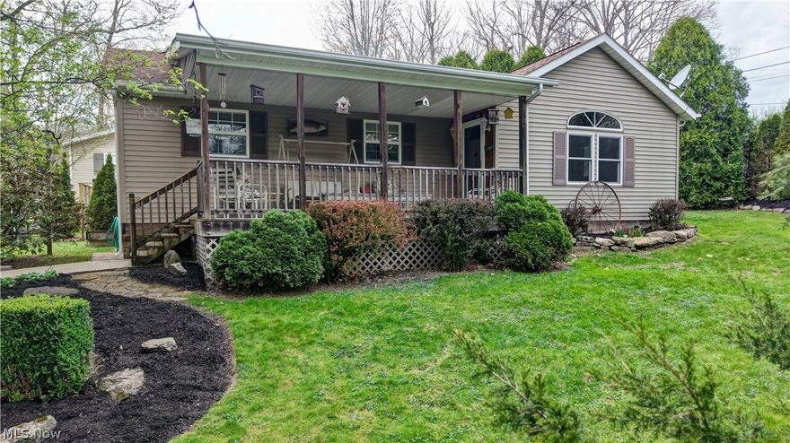 ONLINE ONLY AUCTION FRIDAY MAY 29TH 12:00 NOON!! 
Ever dreamed of owning a lake property or having that sweet getaway to escape the hustle and bustle of everyday life? Look no further. This property is conveniently situated on a dead-end road and within 528 feet of the lake marina and campground, providing an exceptional location to walk to the marina and enjoy your days on the lake. The corner lot, outlined with trees that provide privacy, features a very well-maintained one-owner home built in 2007 offering 1,176 sq ft of living space with 3 bedrooms, a full bath, a laundry/utility room, and an open floor plan with a dine-in kitchen and living room area, as well as a covered front porch. No shortcuts were taken when building this home, as even the interior walls—along with the exterior walls—are well insulated. The home also features an updated bathroom in 2024, solid oak trim and doors throughout, and a cleverly designed water pipe system that allows for easy drainage to simplify winterizing. In addition, the property includes a spacious 24'×30' detached garage providing plenty of room for boat or vehicle storage or a hobby area, along with a firepit area for outdoor enjoyment. Utilities include electric, electric baseboard heat, propane fireplace heat, wall-unit central air, a private well, and private septic. Highlighting this lake retreat are the lack of restrictions, mineral rights included and currently leased, and the quiet setting on a dead-end road with very minimal traffic. Don’t miss the opportunity to secure your own retreat—contact us today or join us at the open house!
Open House: Saturday, May 23rd, from 12:00 noon to 2:00 PM