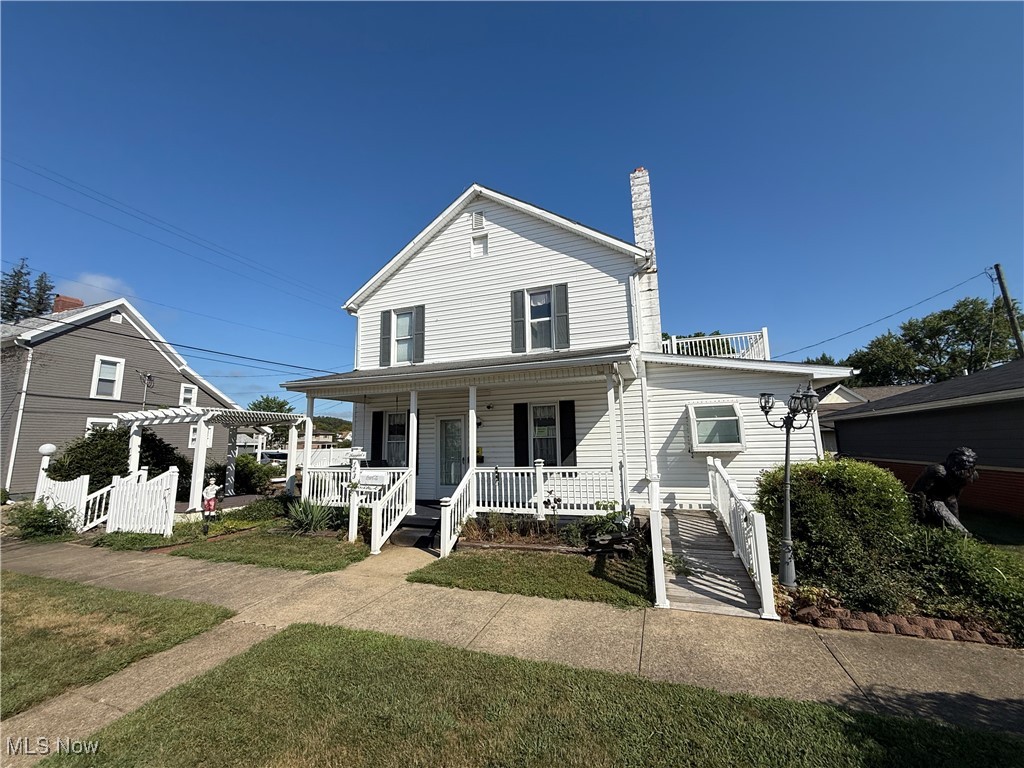3-bed 3-bath home with an attached 1-car garage in a great location. This 1,800+ sq ft home is equipped with an office and laundry room on the main floor. The office and a full bathroom with a walk-in shower were added on after 2012. This space was previously used as a 4th bedroom on the main floor. Kitchen remodeled with Amish built cabinets and black granite countertops in 2007. New appliances in 2024. Basement is partially finished with tile flooring, a bar, a bathroom, and a wood burner. The exterior features a nice front porch, balcony, pergola, shed, and back deck built around a jacuzzi. Generac home standby generator installed in 2018.