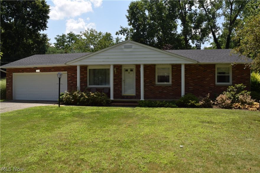 Get ready to move!  Well-maintained 3 bedroom, 1 1/2 bath ranch with attached 2 car garage.  Gorgeous 101x198 lot with large deck and shed.  First floor family room off kitchen.  Master bedroom has 1/2 bath.  Partially finished rec room in basement.  Kitchen updated 10 years ago with granite counters and tile backsplash.  Updated bath with ceramic tile shower.  Shower in basement.  Patio table and chairs can remain with property.