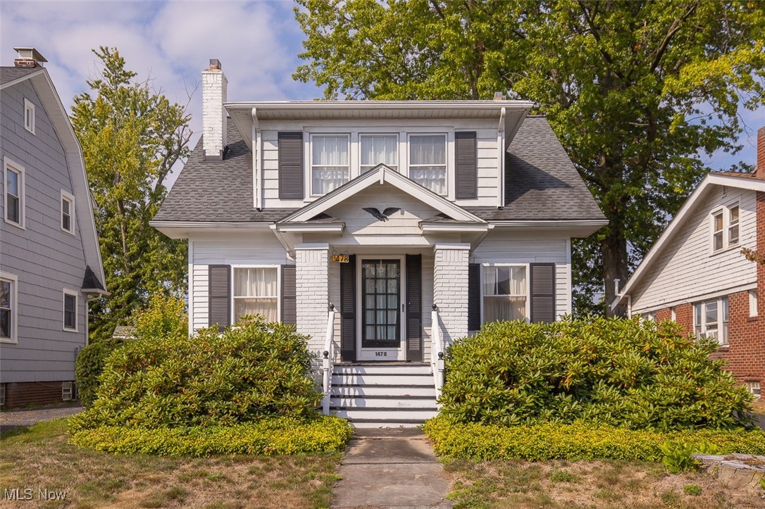 This well-cared-for Cape Cod home has been lovingly maintained by a long-time owner and is ready for its next chapter. Featuring 3 generously sized bedrooms with larger closet space, the home offers comfort and functionality rarely found in this style. The inviting layout provides plenty of room to relax and make it your own. A classic Lakewood vestibule welcomes you inside, adding charm and practicality. You’ll find timeless details like original glass door knobs that add to the home’s character along side beautiful woodwork, crown molding and brick fireplace. Nice sized kitchen with a half bathroom and access to the back yard complete the main floor. You'll find all three bedrooms upstairs (hardwood underneath the carpet!) and a full bathroom. With its solid upkeep and timeless charm, this home is offers endless potential for the next owner’s personal touches.