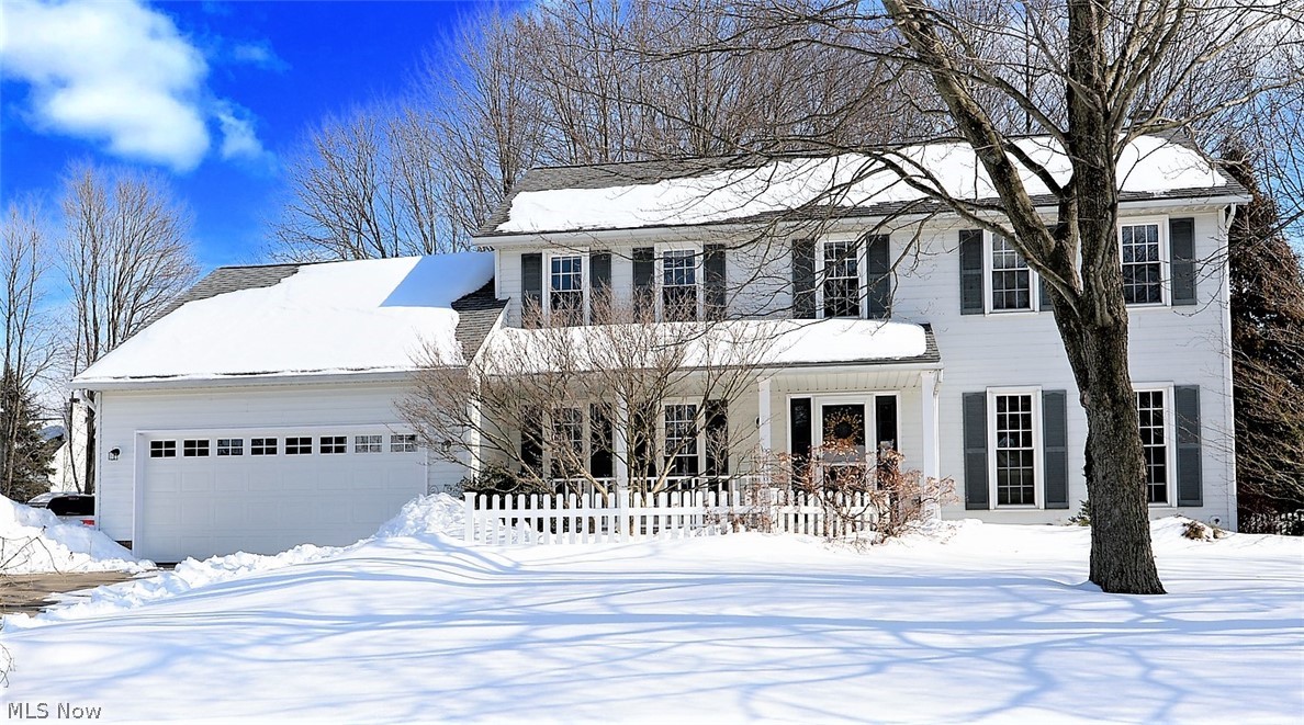 *Updated Colonial In Green W/2,358 Sq. Ft. Includes 4 Bdrms, 2.5 Bthrms, Sunroom & Attached 2 Car Garage On .40 Acres! *Relax In The HOT TUB Or Under A GAZEBO & Simply Enjoy The Sound Of Nature In The Park Like Setting- Fenced In Back Yard *Updates Include: Wide LUXURY Vinyl Plank FLOORING, Kitchen CABINETS, Cambria QUARTZ Countertops, WINDOWS, CENTRAL AIR, Master Bath Shower & Sink, Porch Roof, ROOF & FURNACE, Garage & Storm Door, Sunroom Addition, Fencing, Gazebo, Hot Tub AND MORE! *12 Course Block Basement *200 Amp Service *Walk Into A Foyer Flanked By Formal Dining Rm & French Door Entry To A Living Rm Or Office *The Family Rm Showcases A Cozy Brick Fireplace & Bay Window Open To An Eat In Kitchen W/5 Light Chandelier & Sliders To The Sunroom! *Remodeled Kitchen Boasts Fresh White Soft Close CABINETS, Cambria QUARTZ Countertops, Under Cabinet Lighting, TILE Backsplash W/Mosaic Tile Inlays, SS Sink, Faucet W/Sprayer, Flourescent Lighting & Is Fully Applianced + PANTRY! *Vaulted Ceil