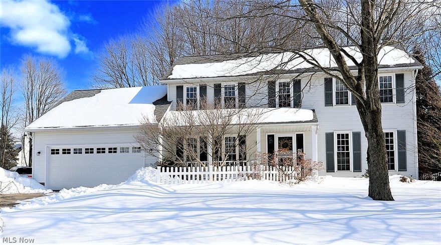 *Updated Colonial In Green W/2,358 Sq. Ft. Includes 4 Bdrms, 2.5 Bthrms, Sunroom & Attached 2 Car Garage On .40 Acres! *Relax In The HOT TUB Or Under A GAZEBO & Simply Enjoy The Sound Of Nature In The Park Like Setting- Fenced In Back Yard *Updates Include: Wide LUXURY Vinyl Plank FLOORING, Kitchen CABINETS, Cambria QUARTZ Countertops, WINDOWS, CENTRAL AIR, Master Bath Shower & Sink, Porch Roof, ROOF & FURNACE, Garage & Storm Door, Sunroom Addition, Fencing, Gazebo, Hot Tub AND MORE! *12 Course Block Basement *200 Amp Service *Walk Into A Foyer Flanked By Formal Dining Rm & French Door Entry To A Living Rm Or Office *The Family Rm Showcases A Cozy Brick Fireplace & Bay Window Open To An Eat In Kitchen W/5 Light Chandelier & Sliders To The Sunroom! *Remodeled Kitchen Boasts Fresh White Soft Close CABINETS, Cambria QUARTZ Countertops, Under Cabinet Lighting, TILE Backsplash W/Mosaic Tile Inlays, SS Sink, Faucet W/Sprayer, Flourescent Lighting & Is Fully Applianced + PANTRY! *Vaulted Ceil