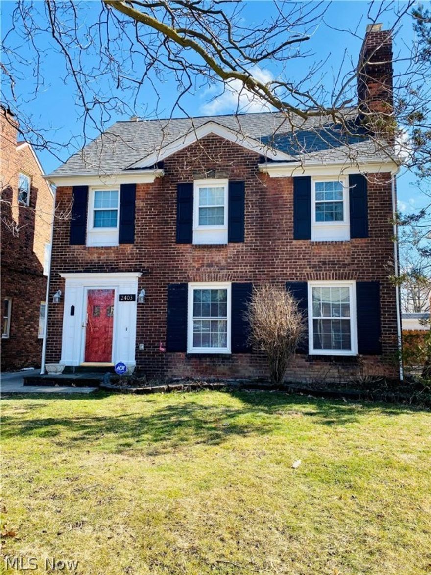 A Delightful Brick Colonial on a lovely street in University Heights.