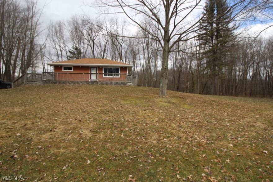 Great location!  Centrally located to Canfield, Boardman and Salem.  Situated on an acre lot in Western Reserve School District, this one story home has endless possibilities! Home features hardwood floors in spacious living room and all three bedrooms.  Updates included are vinyl siding, vinyl replacement windows, storm doors, roof, some electrical and an aeration system.  Kitchen and bath will need updated.  Full unfinished basement. Come take a look!