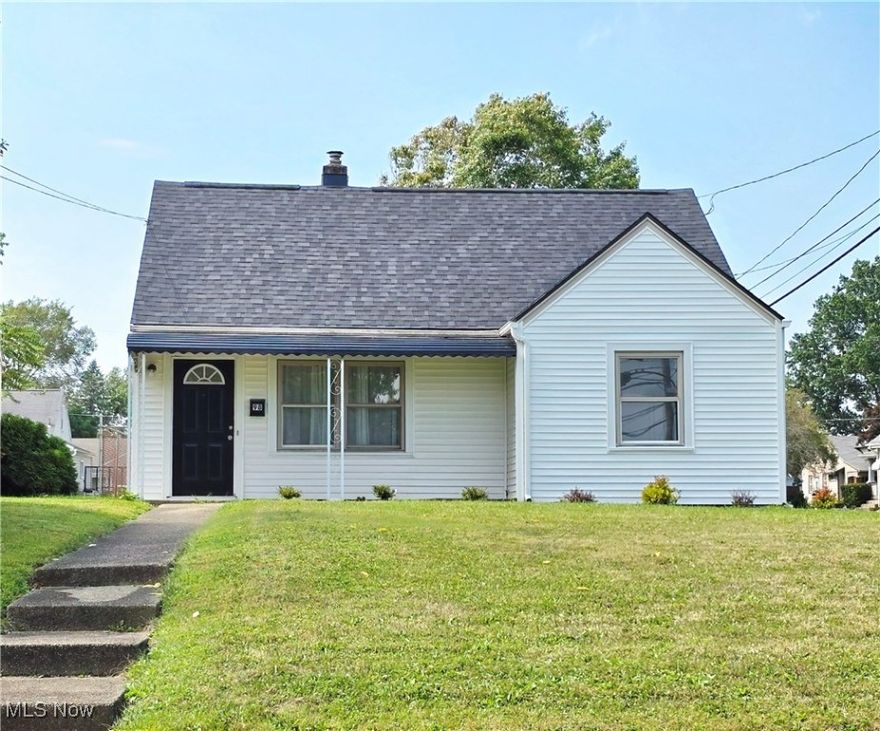 Charming Cape Cod on a corner lot in Austintown! Welcome to this 3 bedroom, 1.5 bath Cape Cod with 1,152 square feet of living space. The main level features a bright living area with vaulted, beamed ceilings, two well sized bedrooms and a full bath. Upstairs you'll find a versatile loft area that serves as the third bedroom, complete with its own half bath - perfect for a private retreat, guest space or home office. The large, oversized, two-car garage provides ample parking and storage, while the fenced in yard provides a safe place for children or pets to play. Brand new roof this past summer on both the house and the garage.
This classic Cape Cod offers so much charm and potential for its next owner!