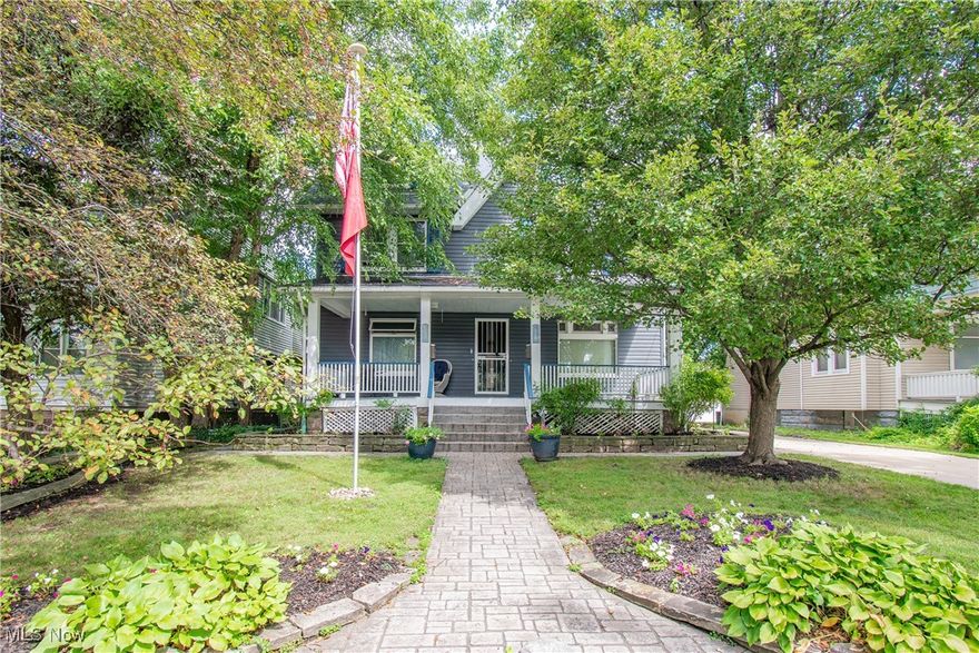 Run, don't walk, this one-of-a-kind won't last! This side-by-side Lakewood duplex offers everything!  The beauty of the natural woodwork and newly refinished hardwood floors offer comfort and century-old home charm.  The updated kitchen in unit one includes soft-close cabinets, granite counters, stainless steel appliances, farm sink and more. Unit two offers turn of the century charm and modern conveniences.  Within the last 10 years the roof, hot water tanks and windows have been replaced for your piece of mind. Both units have their own, separate basements with newly poured concrete floors and laundry areas with included washer and dryers.  Outside boasts nearly a 1/4 acre lot!  You can watch the excitement of the city from your oversized front porch or relax in your outdoor oasis that includes 30' bamboo trees for privacy, an outdoor kitchen area with working sink, water fall/pond, outdoor living room that can also be used as a carport, a swimming pool with new liner, paved walkways, separated 2-car garage and concrete driveway with turnaround.  Whew!  You need to see this home to appreciate all that it offers.