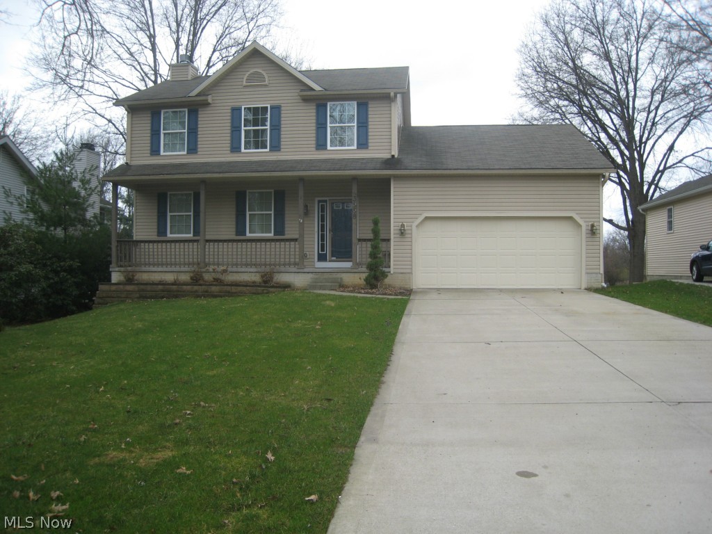 Everything in this colonial is less than 8 years old! This home was built in 2007 and has over an acre of land. There are 3 bedrooms, 2.5 baths.
It has a cozy great room with gas fireplace. This eat in kitchen is totally upgraded with corian counter tops, oak cabinets, double ovens, cook top range, and gorgeous tile work. There is an island for extra convenience as well. There are also sliders to the deck, patio and wonderful above ground pool. There is also a laundry and half bath on the main level. The master bedroom has full bath with shower and two closets. The poured basement is 10 course and plumbed for a bath. The 2 car garage has extra storage and hot and cold water.