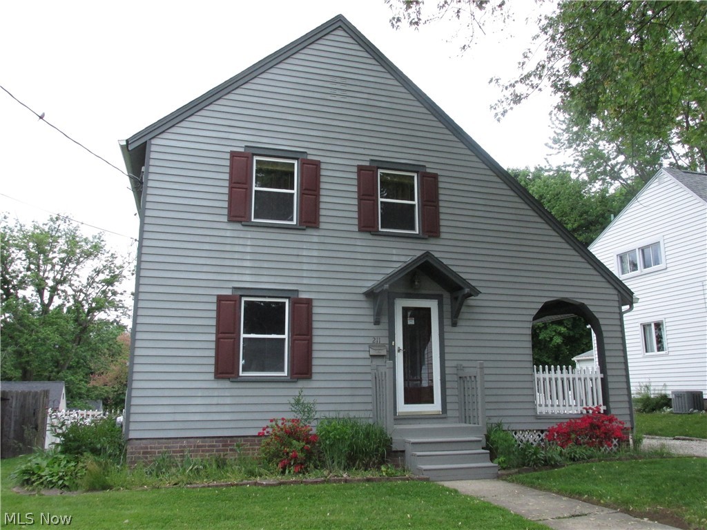 Come and take a look at this remodeled first floor and basement in this charming North Canton home. As you walk in the front door the living room offers a decorative fireplace with built-ins, large entry into the dining room that is open to the kitchen. Upstairs are two spacious bedrooms and a full bath with an updated vanity and tile shower. The basement has a family room and an office. Enjoy summer evenings on the covered porch and the spacious fenced in backyard is great for kids or pets. Updates include: 2017 - Hot water tank, 2008 - Roof, 2019 - Laminate floors and fresh paint in kitchen, dining room, living room, family room, office, fresh paint in hall upstairs and carpeted steps, wall removed between kitchen and dining room, new kitchen counters, cupboards and light fixtures, new furnace and new central air. You will fall in love with the updates that have been done to this home. Call today to schedule your private showing!