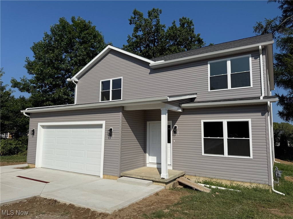 Mentor NEW Construction! About 2600 sq ft plus a full, unfinished basement. Great colonial layout with entry foyer, office, huge living room, which flows into a spacious dining/kitchen area. Laundry and mud room off the garage, also on the 1st floor. All high-end materials, plywood cabinets (no particle board!) with soft close, dove tail drawers. Upstairs are 4 spacious bedrooms, including a primary bedroom with en-suite bath that includes a huge closet, dual vanities, and soaking tub. Other features: 2-car attached garage, almost .6 acre lot, sliding doors to the back yard, kitchen pantry, tons of storage. Perfect location near shopping, restaurants, schools, freeway access, and more!