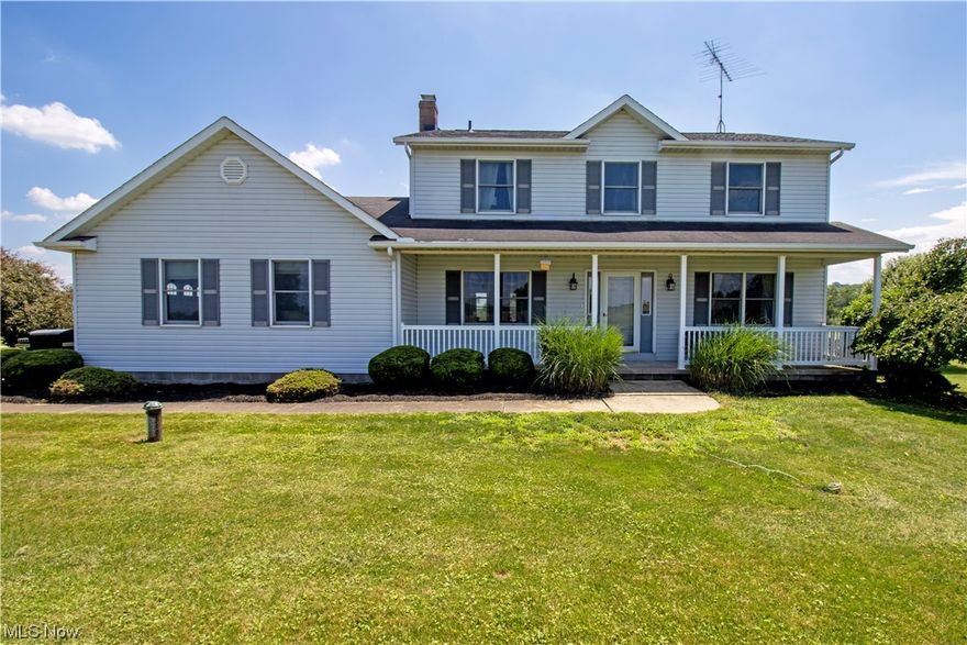 Waynedale S.D., 3 acres, 32x32 outbuilding, beautiful colonial home and swimming pool!  What more could you ask for?  Don't miss this opportunity to own this 3 bedroom, 2.5 bath home with over 2200 sq. ft. of living space.  The first floor features laundry, 1/2 bath, spacious kitchen with breakfast bar plus large eating area, formal dining, office/formal living room, family room and amazing sunroom.  The second floor features 3 bedrooms and 2 full baths.  The walk out lower level is waiting to be finished and does have a rough in for a bathroom.  2 car attached garage plus an additional 32x32 outbuilding for all your toys or to run your business.  Don't hesitate to make an appointment to take a look at this great property that offers something for everyone.