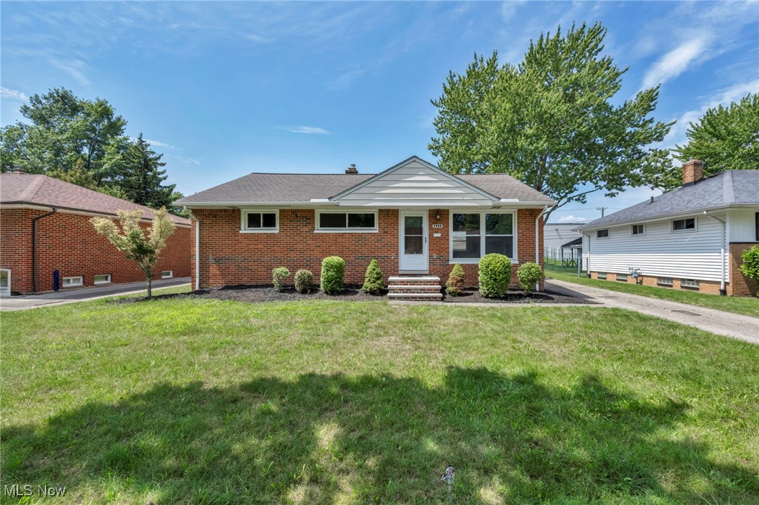 Welcome to 6988 Maplewood Rd in Parma Heights! This charming brick home features updated windows, a newer roof, and a newer Carrier furnace and AC for year-round comfort. Inside, enjoy LVP flooring throughout the first floor and stylish tile in the bathroom. The finished 800 sq. ft. basement offers additional living space. Outside, you’ll love the beautiful mature landscaping, greenhouse, raised garden beds, and a relaxing patio. The 2.5-car garage is a dream with excellent electrical, matched by great electrical throughout the home. Move-in ready and full of charm!