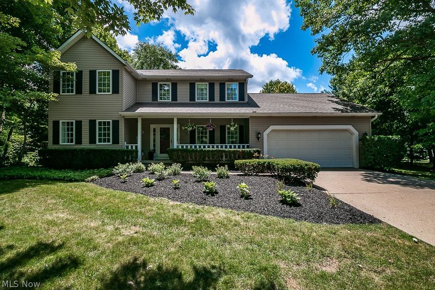 Large colonial on gorgeous cul de sac lot in Concord. This home has four bedrooms and two and a half baths. The first floor features stunning hardwood floors and woodwork and crown molding details. The family room features a fireplace with built in shelves and beautiful surround. The kitchen has granite counters, and plenty of cabinets for the cook in the family. The great room with vaulted ceiling and wet bar is the perfect place to gather and relax. The kitchen and great room both lead to an extraordinary back yard complete with a deck, patio, vegetable garden and expansive area to play and entertain. Upstairs the master bedroom has a vaulted ceiling and walk in closet. The three additional bedrooms are all a nicely sized and share a bathroom with double sinks. This home is what you have been looking for, a designer’s dream.