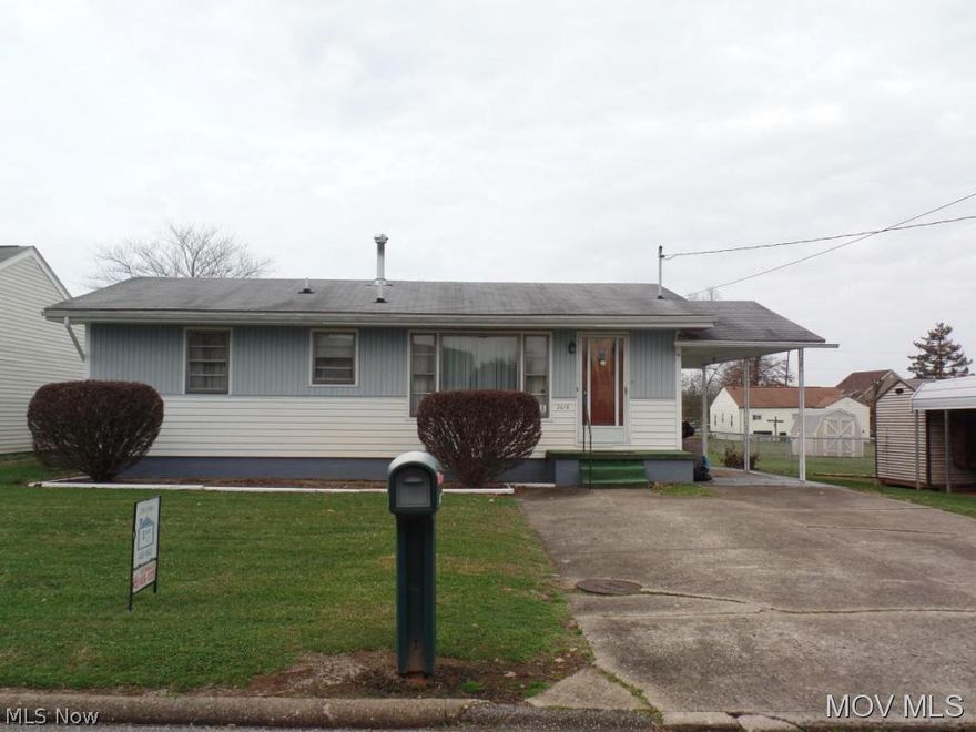 This property is in an estate being sold as is. Measurements are approx.Nice level 1 and half lots. Hardwood floors, fenced yard, storage bld. Large deck on back. Full basement. Could be 3 BR. Off street parking, carport.  Elem: Gihon Elementary School  Elem/Bus: N  JrHigh: Edison Jr. High School  JrHigh/Bus: N  High: Parkersburg South High  High/Bus: N  Fire: CIT  Police: CTY  ;SQFT=Fin L1:1000, Fin Above:1000, Fin Total:1000, Unfin Bsmt:1000, Unfin Above:1000;GAR= 1 Car Carport;PRKG= Off Street